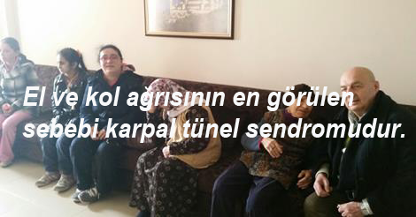 El ve kol ağrısının en görülen sebebi karpal tünel sendromudur.