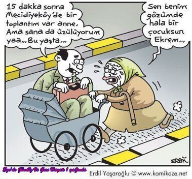 Sen benim gözümde hala çocuksun Ekrem.